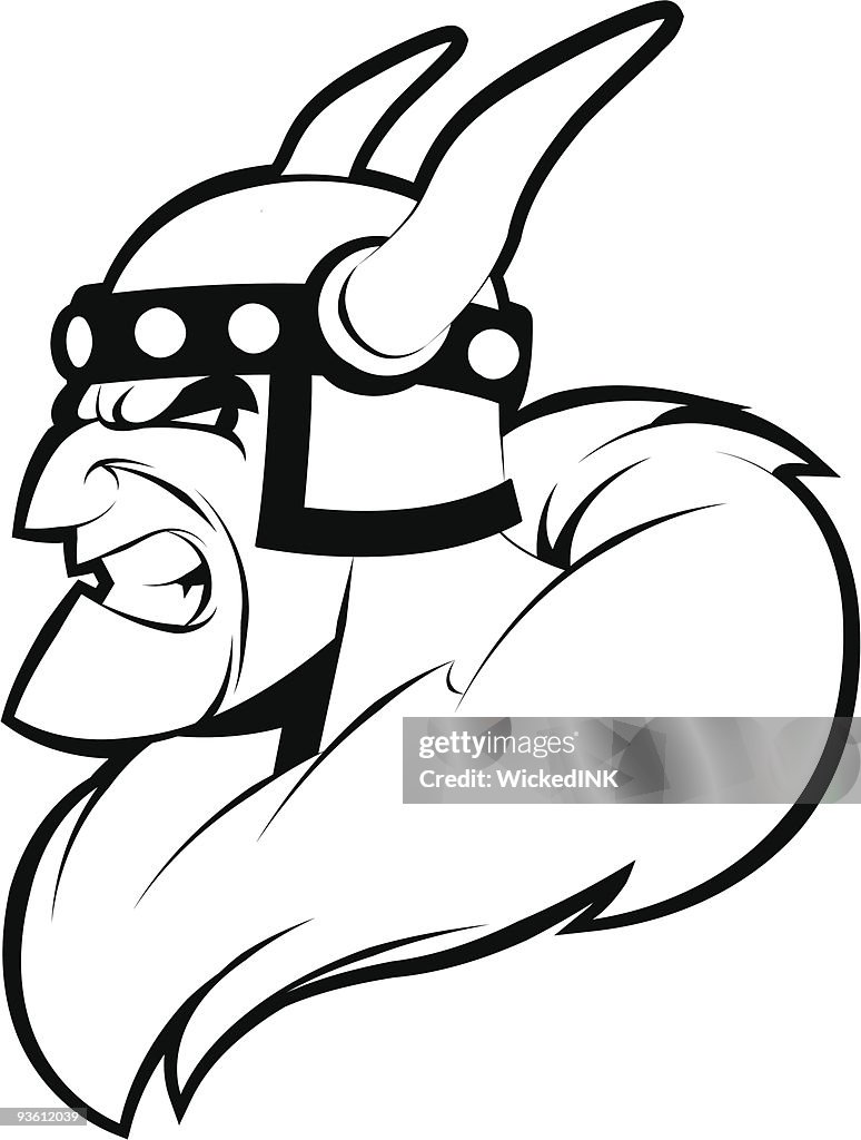 Viking Warrior Mascot