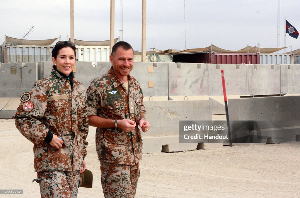 Princess Mary Visits Danish Troops In Afghanistan