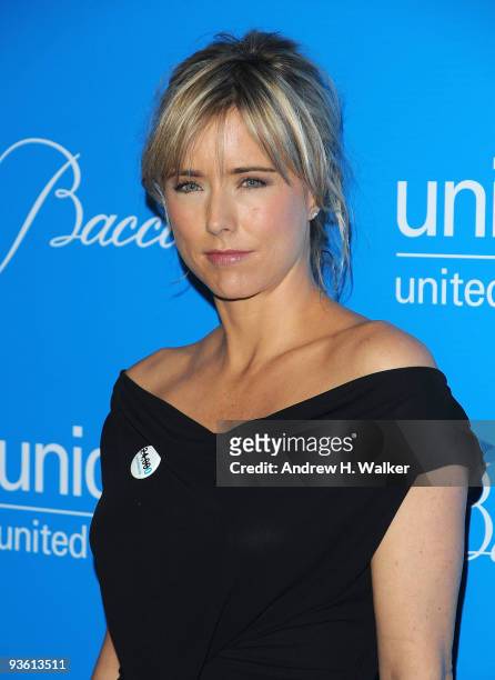 Actress Tea Leoni attends the 2009 UNICEF Snowflake Ball at Cipriani 42nd Street on December 2, 2009 in New York City.