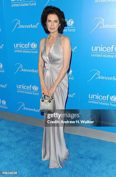 Model Dayle Haddon attends the 2009 UNICEF Snowflake Ball at Cipriani 42nd Street on December 2, 2009 in New York City.