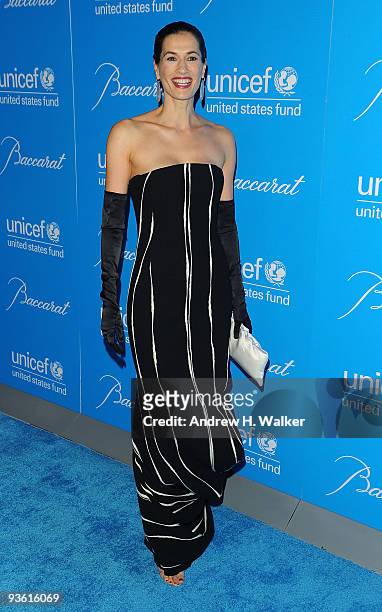 Annette Lauer attends the 2009 UNICEF Snowflake Ball at Cipriani 42nd Street on December 2, 2009 in New York City.