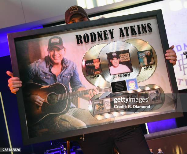 Rodney Atkins during his Listening Event on The Steps at WME on March 21, 2018 in Nashville, Tennessee.