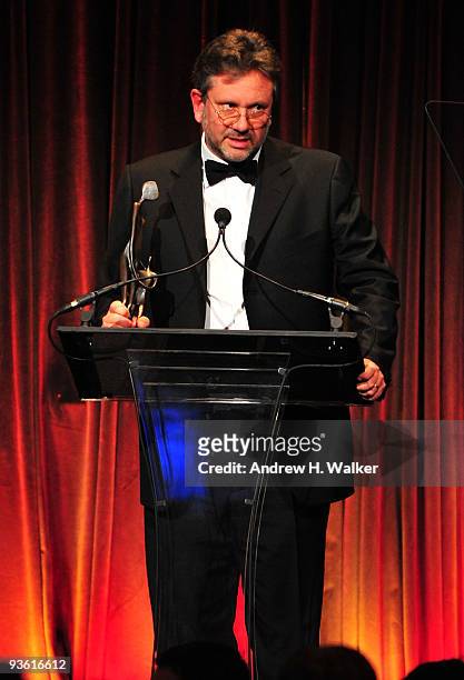 Sean Hepburn Ferrer speaks onstage at the 2009 UNICEF Snowflake Ball at Cipriani 42nd Street on December 2, 2009 in New York City.
