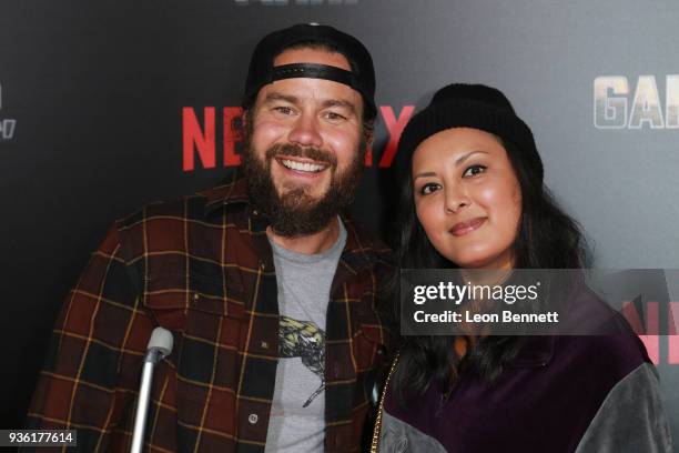 Chris Pontius attends the Premiere Of Netflix's "Game Over, Man!" at Regency Village Theatre on March 21, 2018 in Westwood, California.