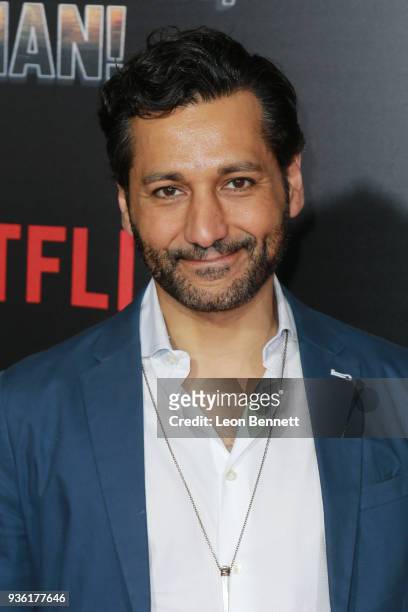 Cas Anvar attends the Premiere Of Netflix's "Game Over, Man!" at Regency Village Theatre on March 21, 2018 in Westwood, California.
