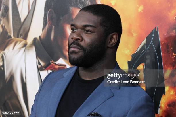 Actor Sam Richardson attends the Premiere Of Netflix's "Game Over, Man!" at Regency Village Theatre on March 21, 2018 in Westwood, California.