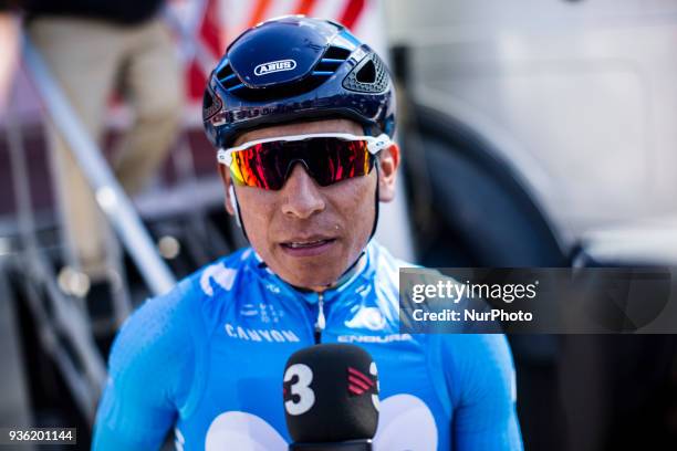 Nairo of MOVISTAR TEAM portrait 98th Volta Ciclista a Catalunya 2018 / Stage 3 Sant Cugat - Camprodon of 153km during the Tour of Catalunya, March...