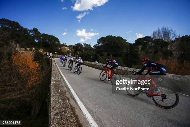 Joseph of BMC RACING TEAM and 32 BOOKWALTER, Brent of BMC RACING TEAM 98th Volta Ciclista a Catalunya 2018 / Stage 3 Sant Cugat - Camprodon of 153km...