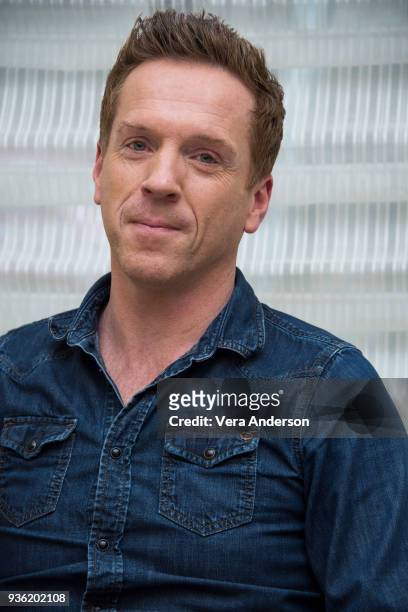 Damian Lewis at the "Billions" Press Conference at the Peninsula Hotel on March 20, 2018 in New York City.