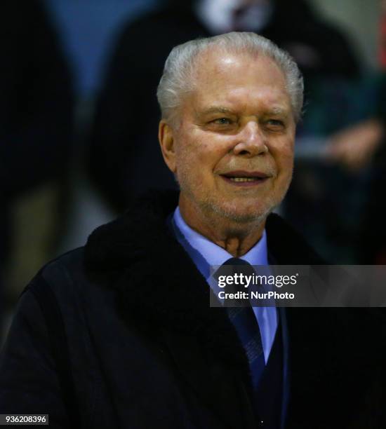 West Ham Chairman David Gold during Friendly match between Dagenham and Redbridge against West Ham United at Chigwell Construction stadium, Dagenham...