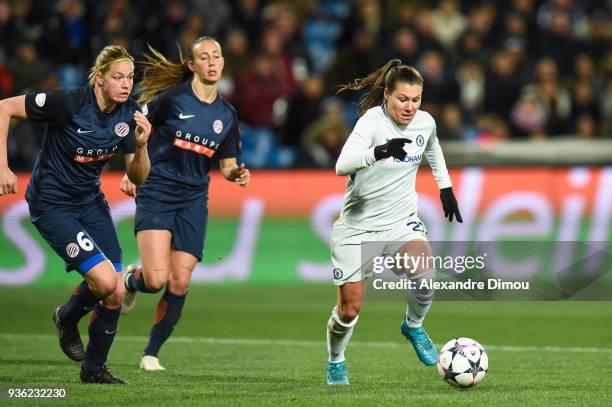 Ramona Bachmann of Chelsea during the women's Champions League match, round of 8, between Montpellier and Chelsea on March 21, 2018 in Montpellier,...