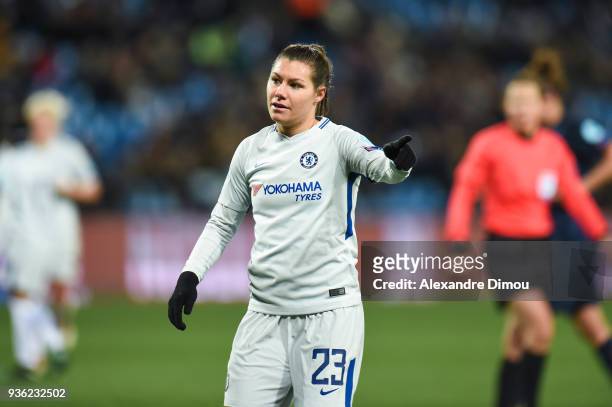 Ramona Bachmann of Chelsea during the women's Champions League match, round of 8, between Montpellier and Chelsea on March 21, 2018 in Montpellier,...