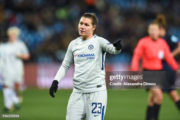 Ramona Bachmann of Chelsea during the women's Champions League match, round of 8, between Montpellier and Chelsea on March 21, 2018 in Montpellier,...