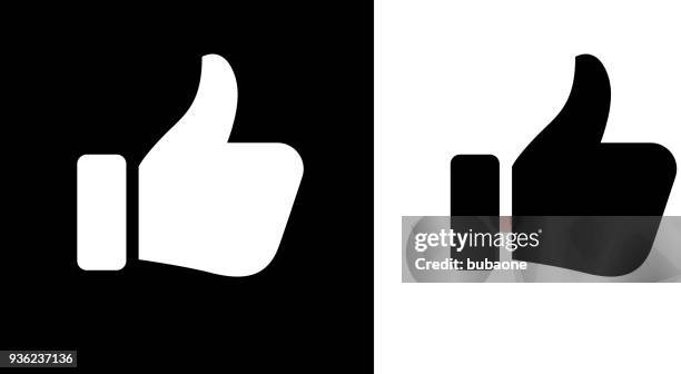 Daumen Zeichen 242 Thumbs Up Black Background High Res Illustrations - Getty Images