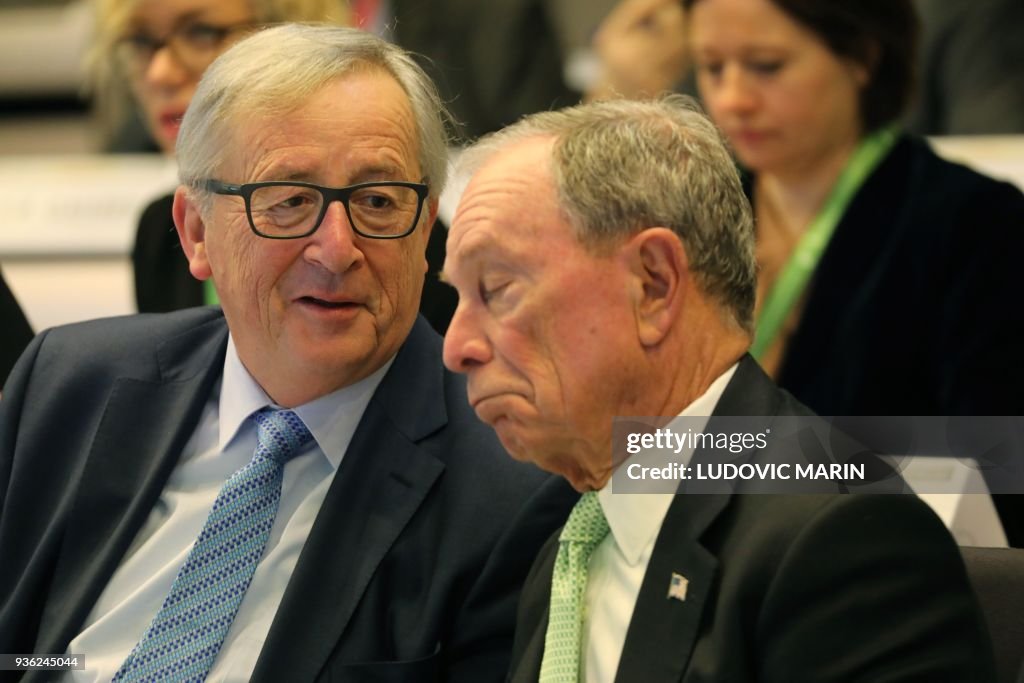 BELGIUM-EU-FINANCE-ENVIRONMENT-CONFERENCE