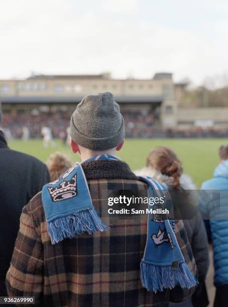 Dulwich Hamlet FC vs Burgess Hill Town F.C. At Champion Hill on 21st October 2017 in South London in the United Kingdom. Dulwich Hamlet was founded...