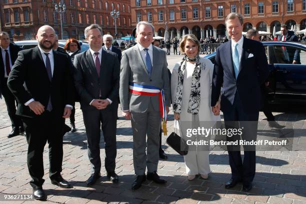 Deputy Prime Minister and Minister of the Economy of Luxembourg, Etienne Schneider, French State Secretary to the Minister of Europe and Foreign...