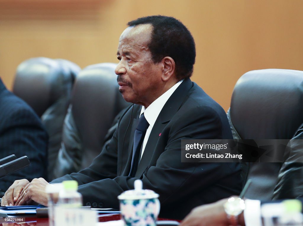Cameroonian President Paul Biya Visits China