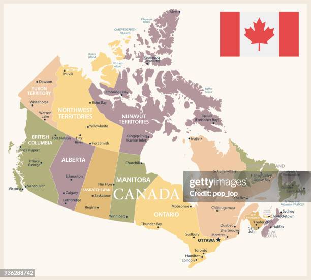 stockillustraties, clipart, cartoons en iconen met 21 - canada - vintage geïsoleerd 10 - mississauga