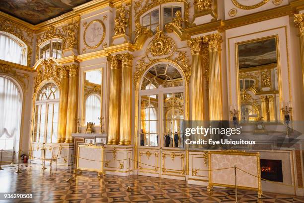 Russia, Saint Petersburg, Decorative interior, Catherine Palace, Tsarskoye Selo, Pushkin.