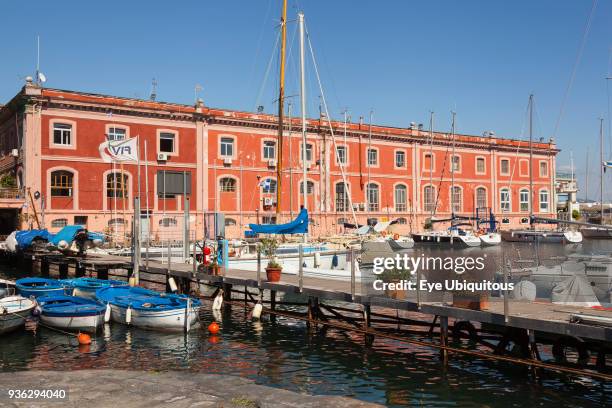 Italy, Campania, Naples, Lega Navale Italiana, Italian Naval League building.