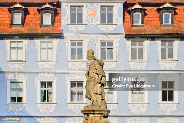 Germany, Bavaria, Bamberg, Kaiserin Kunigunde statue, Empress of the Holy Roman Empire by marriage to Holy Roman Emperor Saint Henry II and a...
