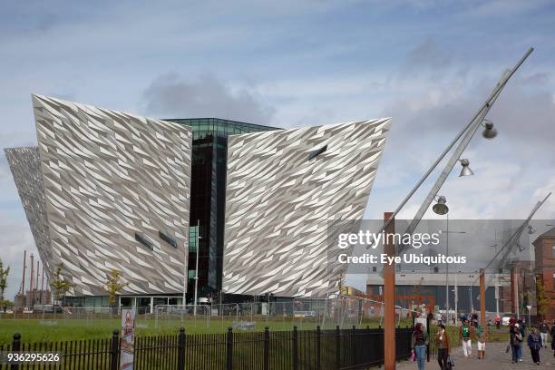 Ireland, North, Belfast, Titanic quarter visitor attraction.