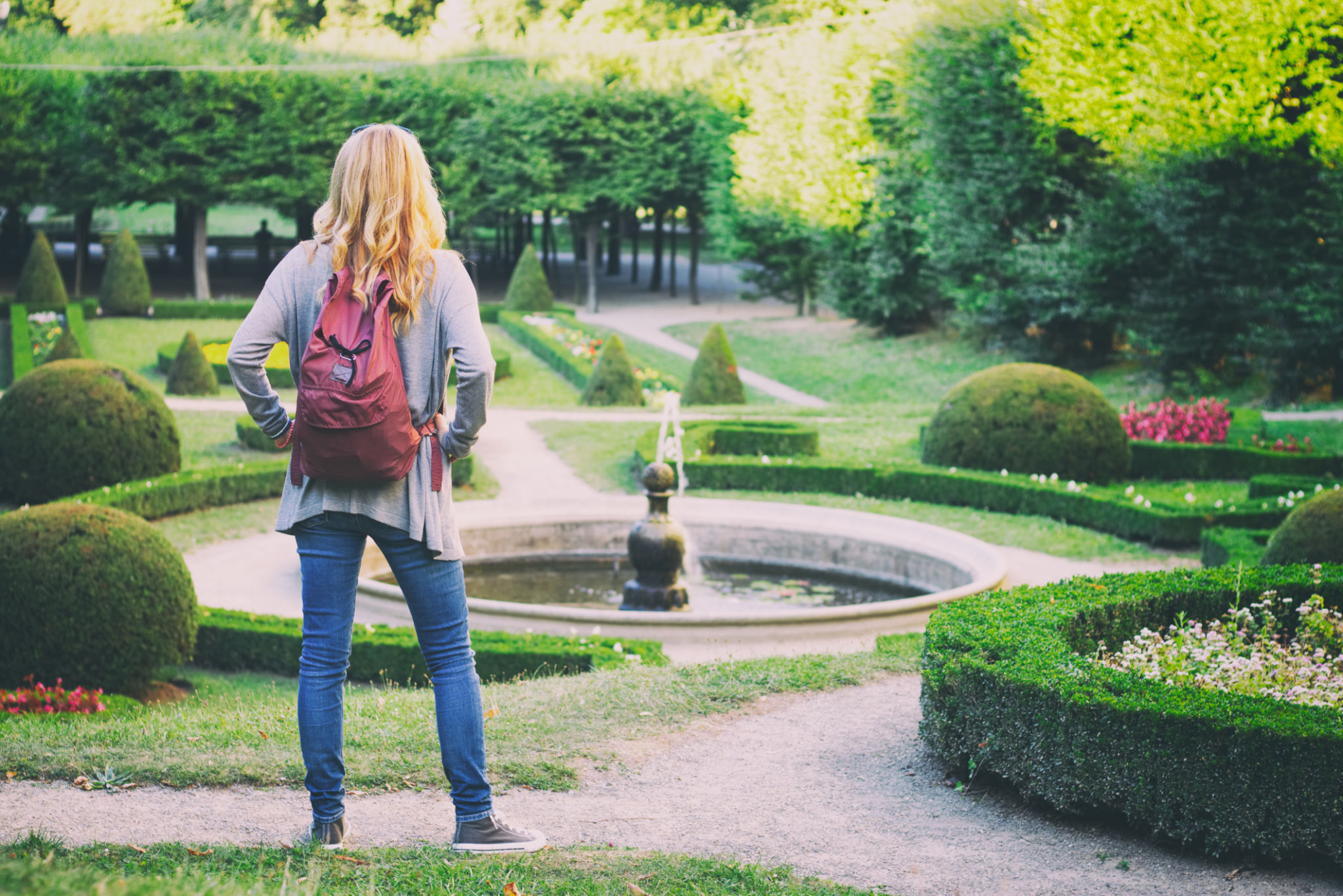 czech castle garden