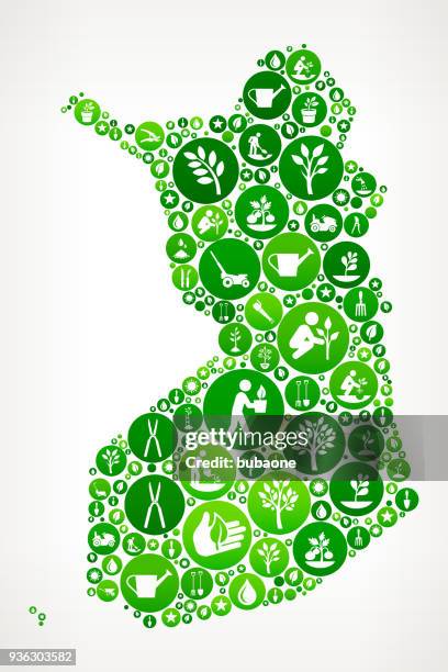 finland garden and gardening vector icon pattern - spring finland stock illustrations