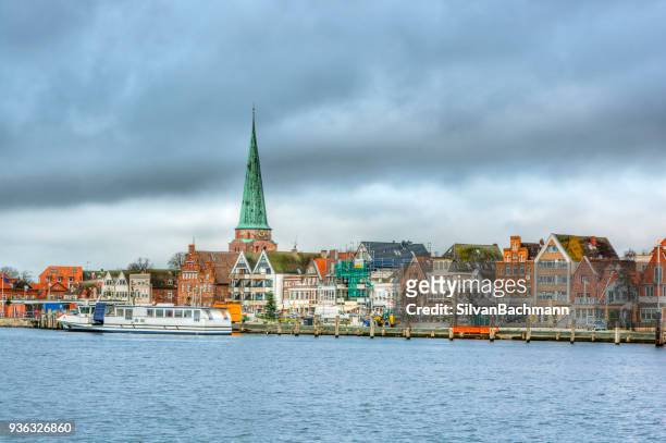 cityscape, travemunde, schleswig-holstein, germany - travemuende stock pictures, royalty-free photos & images