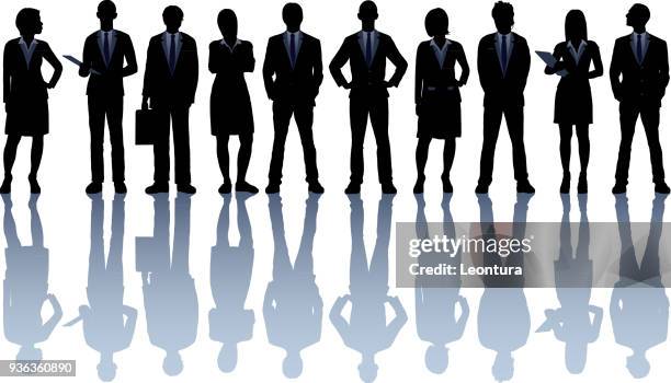 highly detailed business people - chief executive officer stock illustrations