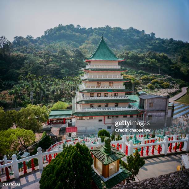 urn tower in the mountains - taichung stock pictures, royalty-free photos & images