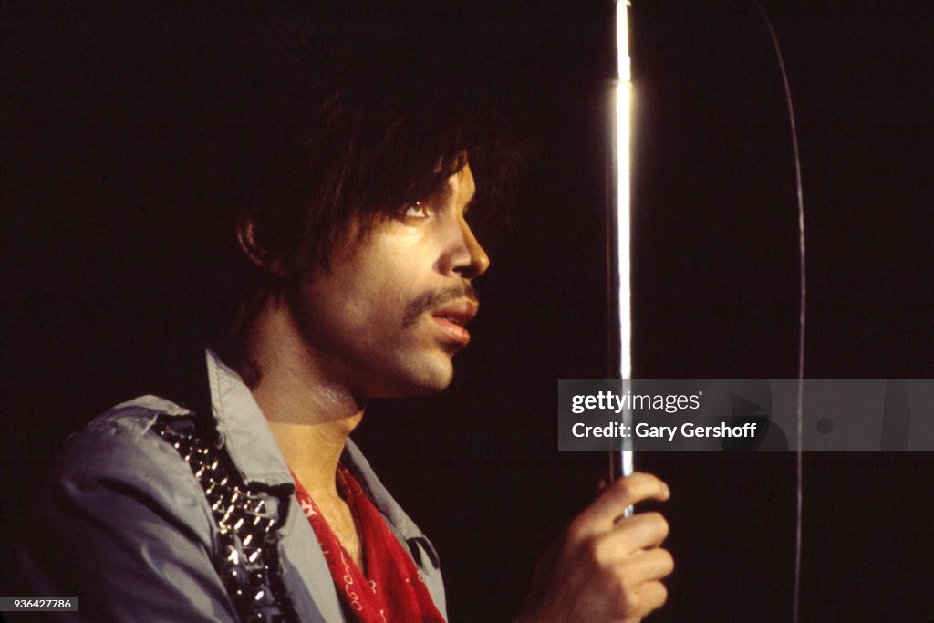 Prince Riz American musician Prince performing at the Ritz club in the East ...