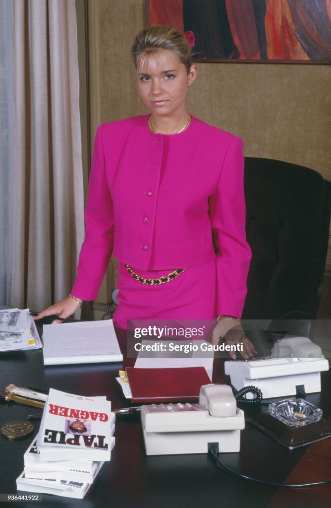 Nathalie Tapie at home, 1st June 1986 News Photo Getty Images