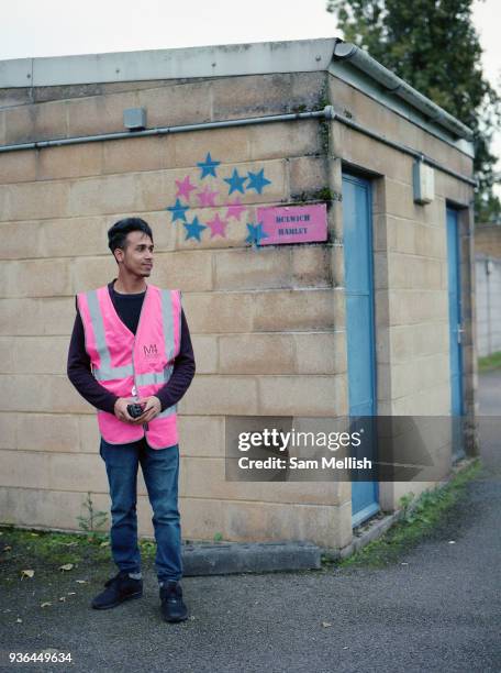 Ticket collector, Masum during Dulwich Hamlet FC vs Hendon at Champion Hill on 12th September 2017 in South London in the United Kingdom. Dulwich...