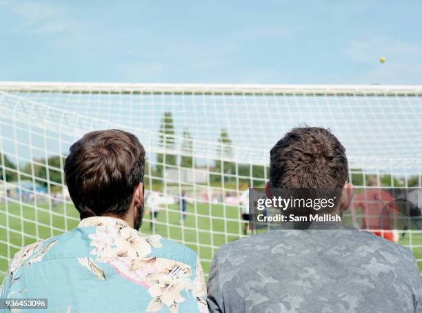 Crowds watch Dulwich Hamlet FC Vs Tooting & Mitcham United FC during the 'South London Derby' on August bank holiday Monday on 28th August 2017 in...