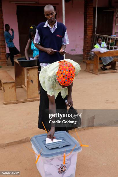 Presidential election in Uganda.