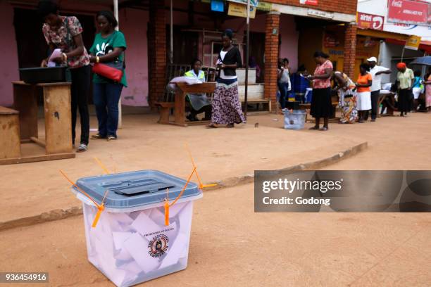 Presidential election in Uganda.