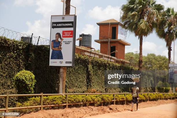 Information poster in Kampala. Uganda.