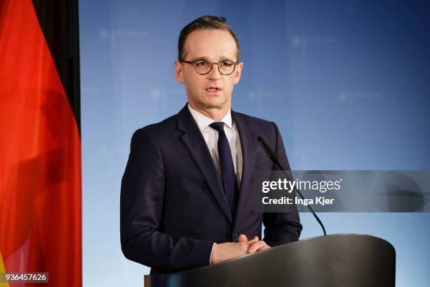 Berlin, Germany German Foreign Minister Heiko Maas, captured on March 22, 2018 in Berlin, Germany.