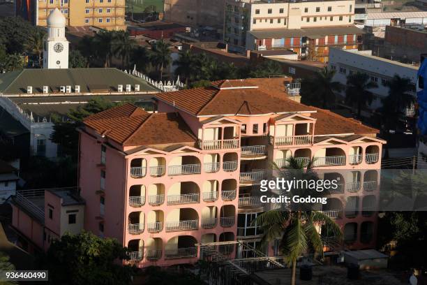 Kampala city buildings. Uganda.