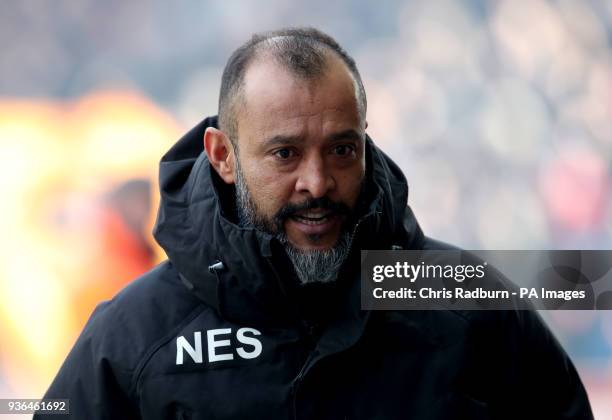 Wolverhampton Wanderers manager Nuno Espirito Santo