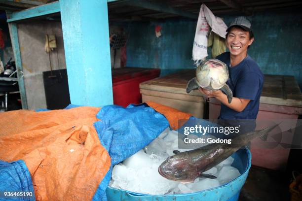 Vung Tau fish market. Vietnam.