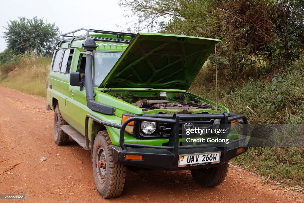 Car breakdown in Uganda