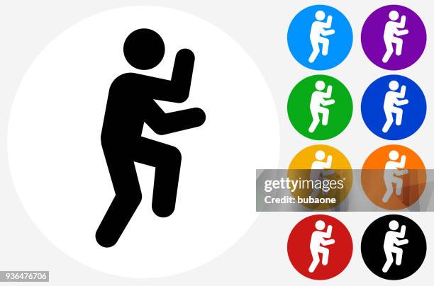 man dancing icon - zumba stock illustrations