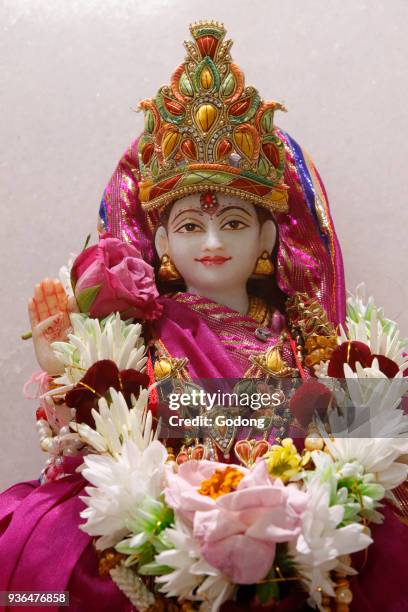 Sanatan Mandir hindu temple, Leicester. Gayatri Mata murthi . United kingdom.