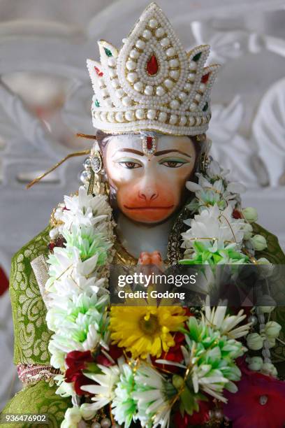 Sanatan Mandir hindu temple, Leicester. Hanuman murthi. United kingdom.