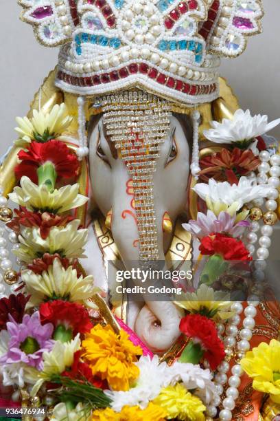 Shree Ram Mandir, Leicester. Ganesh murthi. United kingdom.