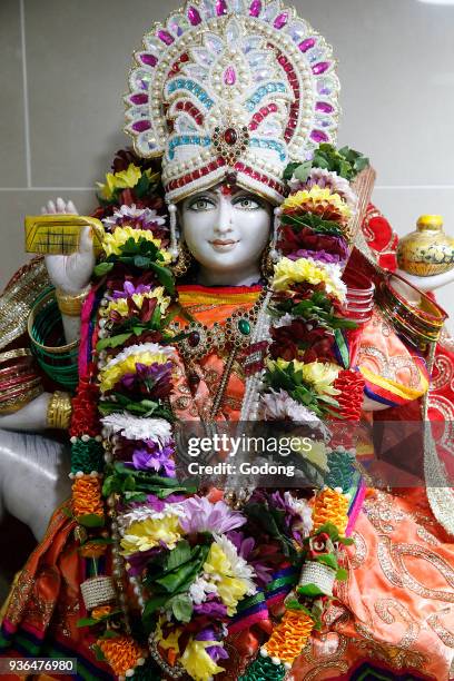 Shree Ram Mandir, Leicester. Lakshmi Devi. United kingdom.