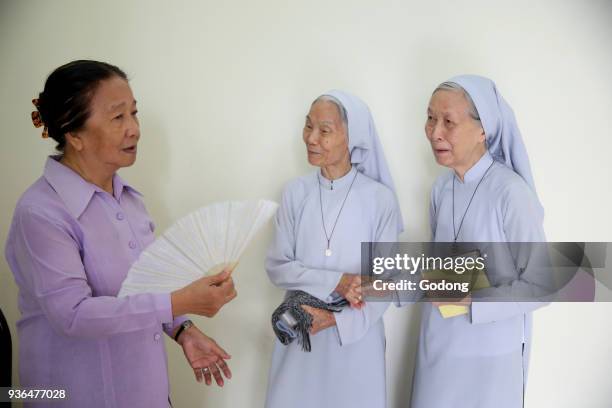 Franciscan sisters in Vietnam. Sister Elisabeth. Ho chi Minh City. Vietnam.